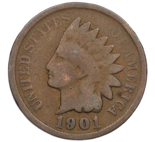 Монета 1 цент 1901 года США (Артикул: M2-76067) — Фото №1