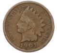 Монета 1 цент 1901 года США (Артикул: M2-76071) — Фото №1