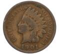 Монета 1 цент 1901 года США (Артикул: M2-76083) — Фото №1