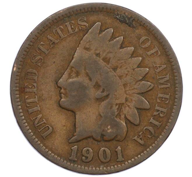Монета 1 цент 1901 года США (Артикул: M2-76083) — Фото №1