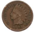 Монета 1 цент 1901 года США (Артикул: M2-76084) — Фото №1