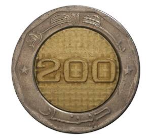 200 динаров 2012 года Алжир «50 лет Независимости» — Фото №2