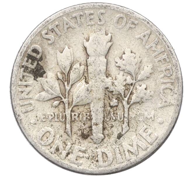 Монета 1 дайм (10 центов) 1946 года США (Артикул: M2-76382) — Фото №2