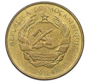 1 метикал 1994 года Мозамбик — Фото №2