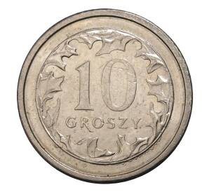 10 грошей 2007 года Польша — Фото №2