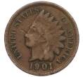 Монета 1 цент 1901 года США (Артикул: M2-76136) — Фото №1