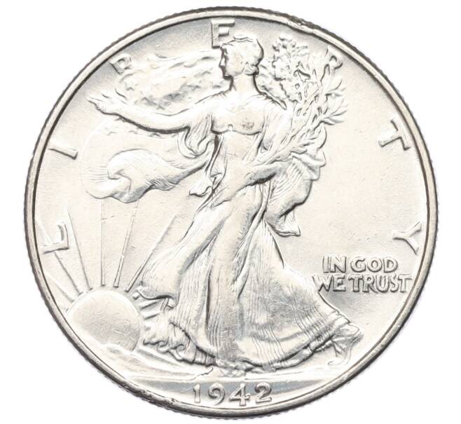 Монета 1/2 доллара (50 центов) 1942 года США (Артикул: M2-76147) — Фото №1