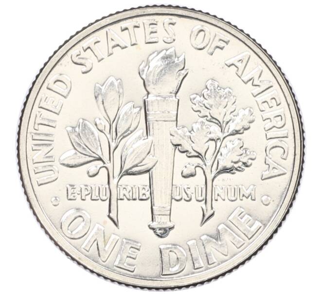 Монета 1 дайм (10 центов) 1960 года США (Артикул: M2-76214) — Фото №2