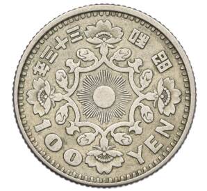 100 йен 1958 года Япония — Фото №1