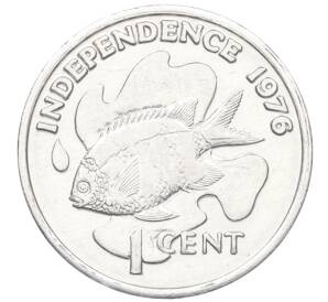 1 цент 1976 года Сейшелы «Декларация независимости» — Фото №1