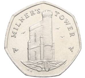 50 пенсов 2007 года Остров Мэн — Фото №1