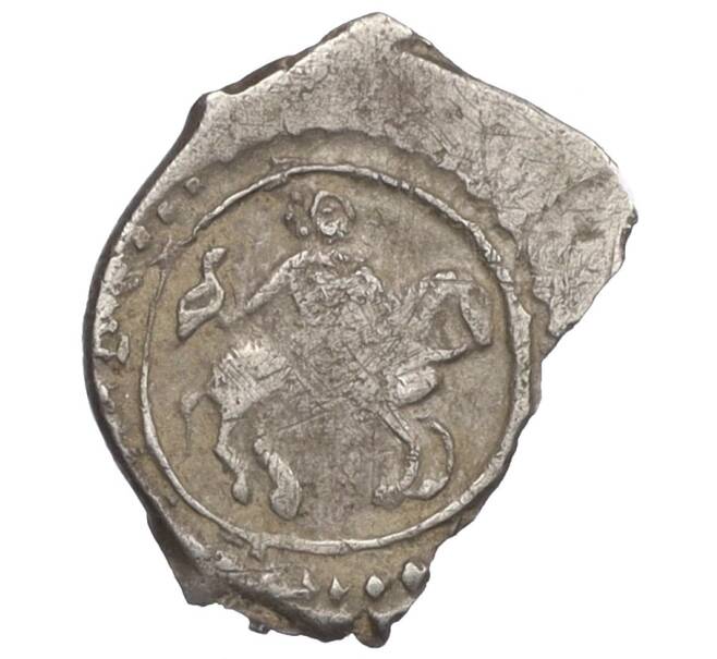 Монета Денга 1425-1462 года Василий II «Темный» (Всадник с соколом) (Артикул: K2-0324) — Фото №1