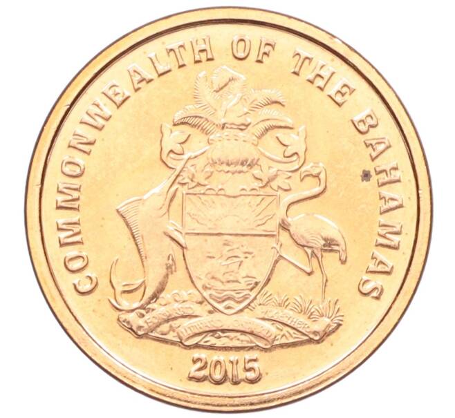 Монета 1 цент 2015 года Багамские острова (Артикул: M2-76409) — Фото №2