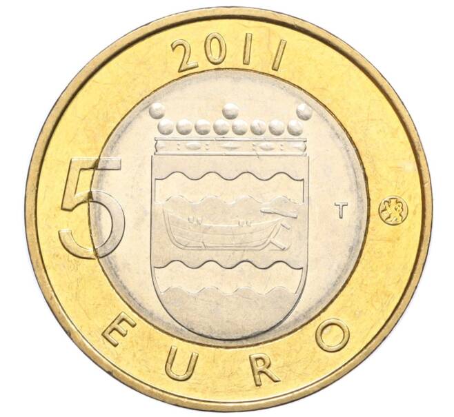 Монета 5 евро 2011 года «Исторические регионы Финляндии — Уусимаа» (Артикул: M2-76426) — Фото №2