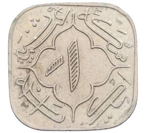 1 анна 1937 года (АН 1356) Хайдарабад — Фото №2