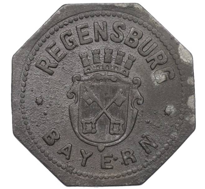 Монета 10 пфеннигов 1917 года Германия — город Регенсбург (Нотгельд) (Артикул: K12-25513) — Фото №1