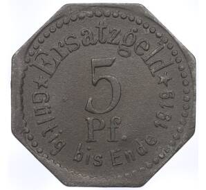 5 пфеннигов 1917 года Германия — город Штеттин (Нотгельд) — Фото №2
