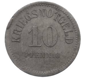 10 пфеннигов 1917 года Германия — город Узинген (Нотгельд) — Фото №2