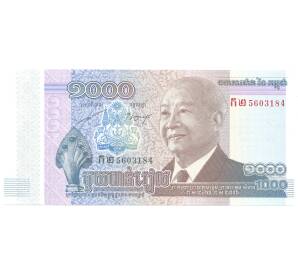 1000 риелей 2012 года Камбоджа — Фото №1