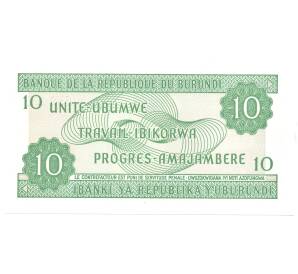 10 франков 2005 года Бурунди — Фото №2