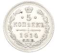 Монета 5 копеек 1914 года СПБ ВС (Артикул: K12-26031) — Фото №1