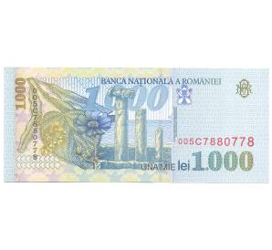 1000 лей 1998 года Румыния — Фото №2