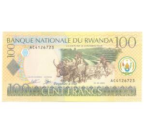 100 франков 2003 года Руанда — Фото №1