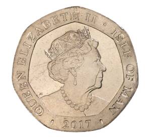 20 пенсов 2017 года Остров Мэн — Фото №2