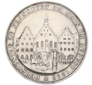 1 талер 1863 года Франкфурт «Собрание князей» — Фото №1