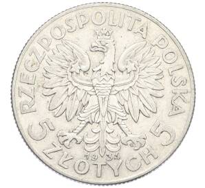5 злотых 1934 года Польша — Фото №1