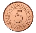 Монета 5 центов 2012 года Маврикий (Артикул M2-7678)