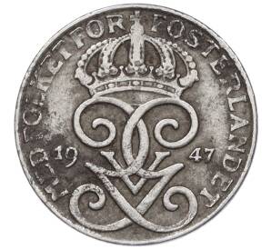 1 эре 1947 года Швеция — Фото №1