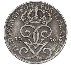 1 эре 1950 года Швеция — Фото №1