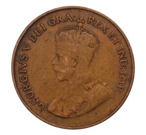 1 цент 1920 года Канада — Фото №2