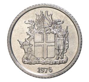 1 крона 1976 года Исландия — Фото №1