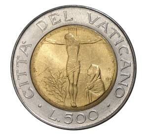 500 лир 1987 года Ватикан — Фото №1