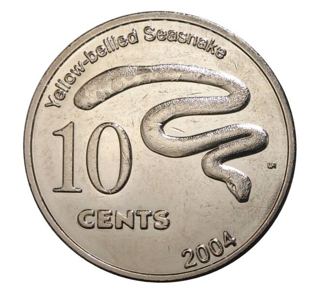 10 центов 2004 года Кокосовые острова (Артикул M2-7705)