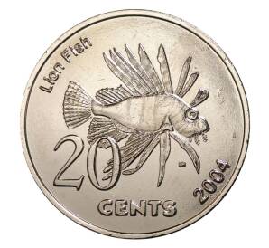 20 центов 2004 года Кокосовые острова — Фото №1