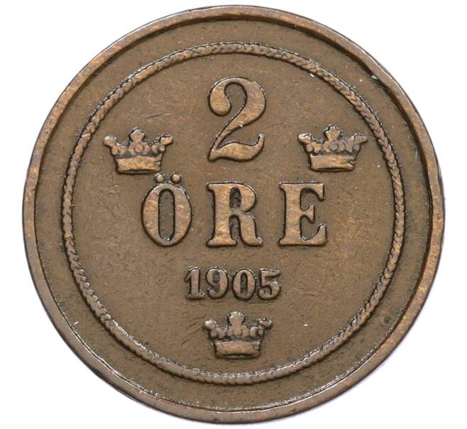 Монета 2 эре 1905 года Швеция (Артикул: K12-27219) — Фото №1