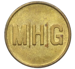 Жетон игровой на 2 пенса «MHG» Великобритания