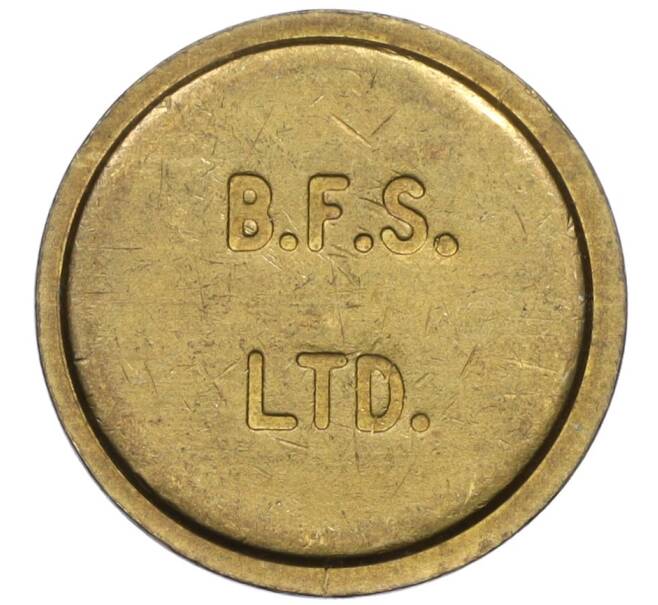 Жетон для игровых автоматов казино компании «Bell Fruit Services» Великобритания (Артикул: K12-27903) — Фото №1