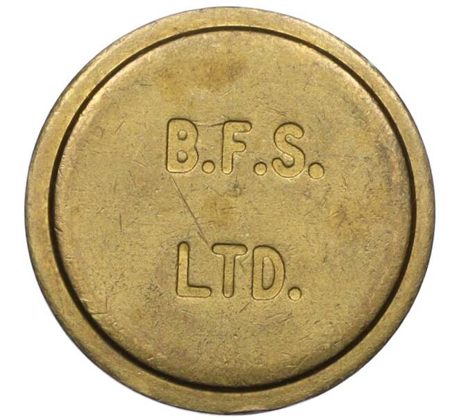 Жетон для игровых автоматов казино компании «Bell Fruit Services» Великобритания (Артикул: K12-27903) — Фото №2