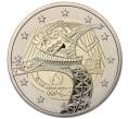 Монета 2 евро 2024 года Франция «XXXIII Олимпийские игры и XVII летние Паралимпийские игры в Париже 2024 года – Эйфелева башня» (Reversed Proof) (Артикул: M2-76495) — Фото №1