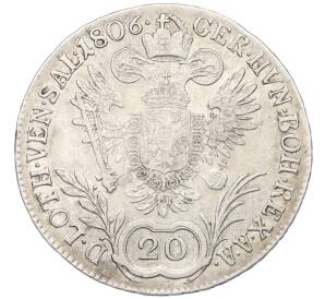 20 крейцеров 1806 года С Австрия — Фото №1