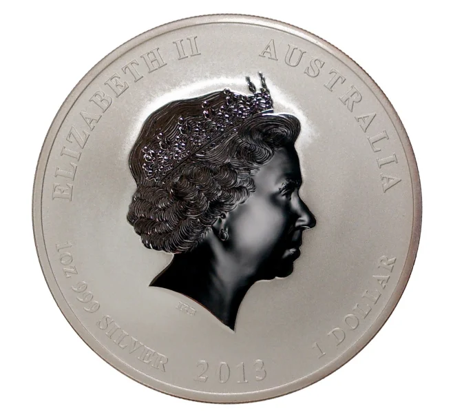 Монета 1 доллар 2013 года Австралия «Год змеи» (Артикул M2-7800)