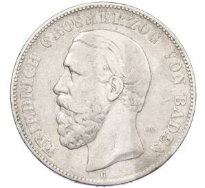 5 марок 1876 года G Германия (Баден) — Фото №1