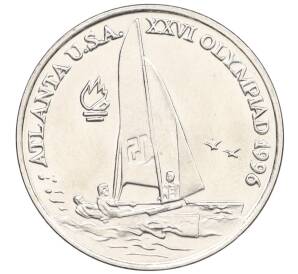 10 лей 1996 года Румыния «XXVI летние Олимпийские Игры в Атланте 1996 — Парусные соревнования» — Фото №1