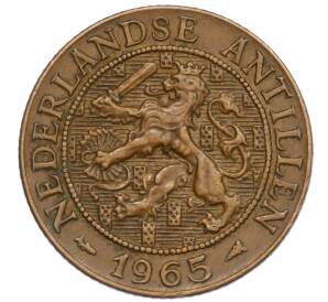 2 1/2 цента 1965 года Нидерландские Антильские острова — Фото №1