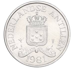 2 1/2 цента 1981 года Нидерландские Антильские острова — Фото №1