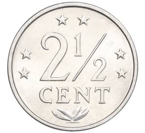 2 1/2 цента 1981 года Нидерландские Антильские острова — Фото №2